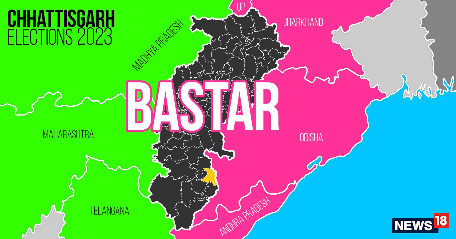 Bastar, Election Result 2023 Live Winning And Losing Candidates