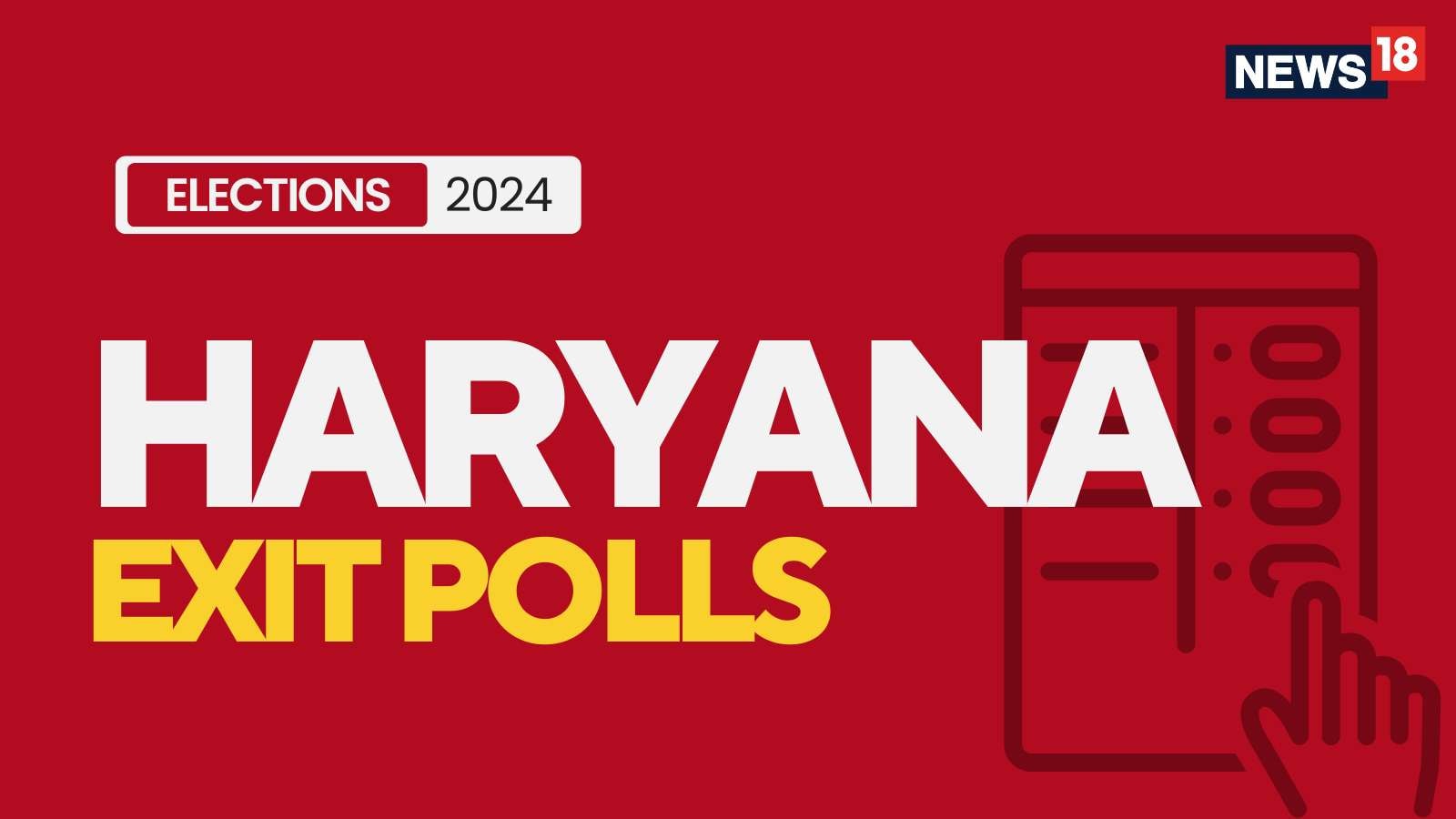 Haryana Assembly Election 2024 Exit Poll Results Latest Updates Survey