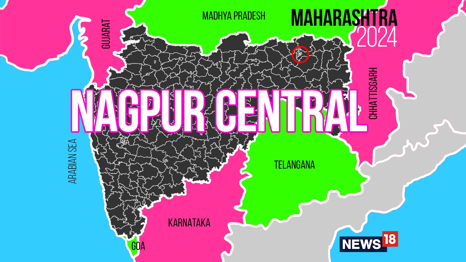 Nagpur Central, Maharashtra Assembly Election 2024 Party Wise