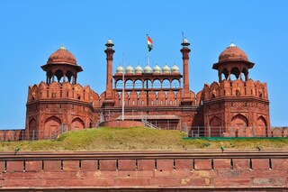 Photo of Red Fort clicked from the front. Copyright (c) 2024 Perspective_controller/Shutterstock.