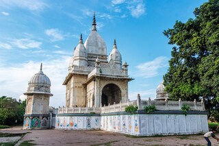Kali Mandir of Rajnagar in Navlakha Palace campus also known as Rajnagar Palace, is a royal Brahmin palace in the town of Rajnagar, Bihar, India. October 31, 2023. Copyright (c) Sanket_Mishra / Shutterstock