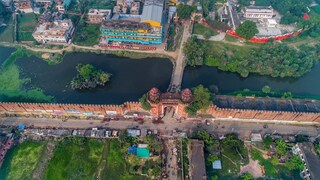 Darbhanga Fort Aerial. Copyright (c) Iamtejasvisingh / Shutterstock