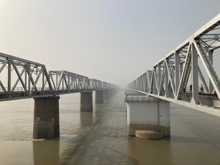 bridge bihar manjhi ganga river. Copyright (c) Roy121996 / Shutterstock