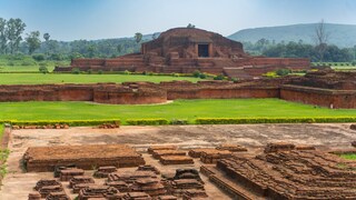 Vikramshila was a Famous University of Ancient India, destroyed by Bakhtiyar Khalji, located in Bhagalpur, Bihar, India. Copyright (c) 2024 Arnav Pratap Singh/Shutterstock.