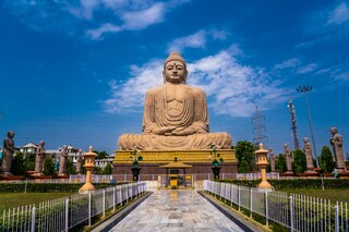Great Buddha Statue at Mahabodhi Temple Complex at Bodh Gaya in Bihar. Copyright (c) 2019 xTOLIndia.com/Shutterstock.