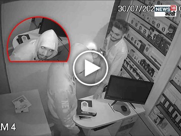 चोरी सीसीटीव्ही कॅमेऱ्यात कैद