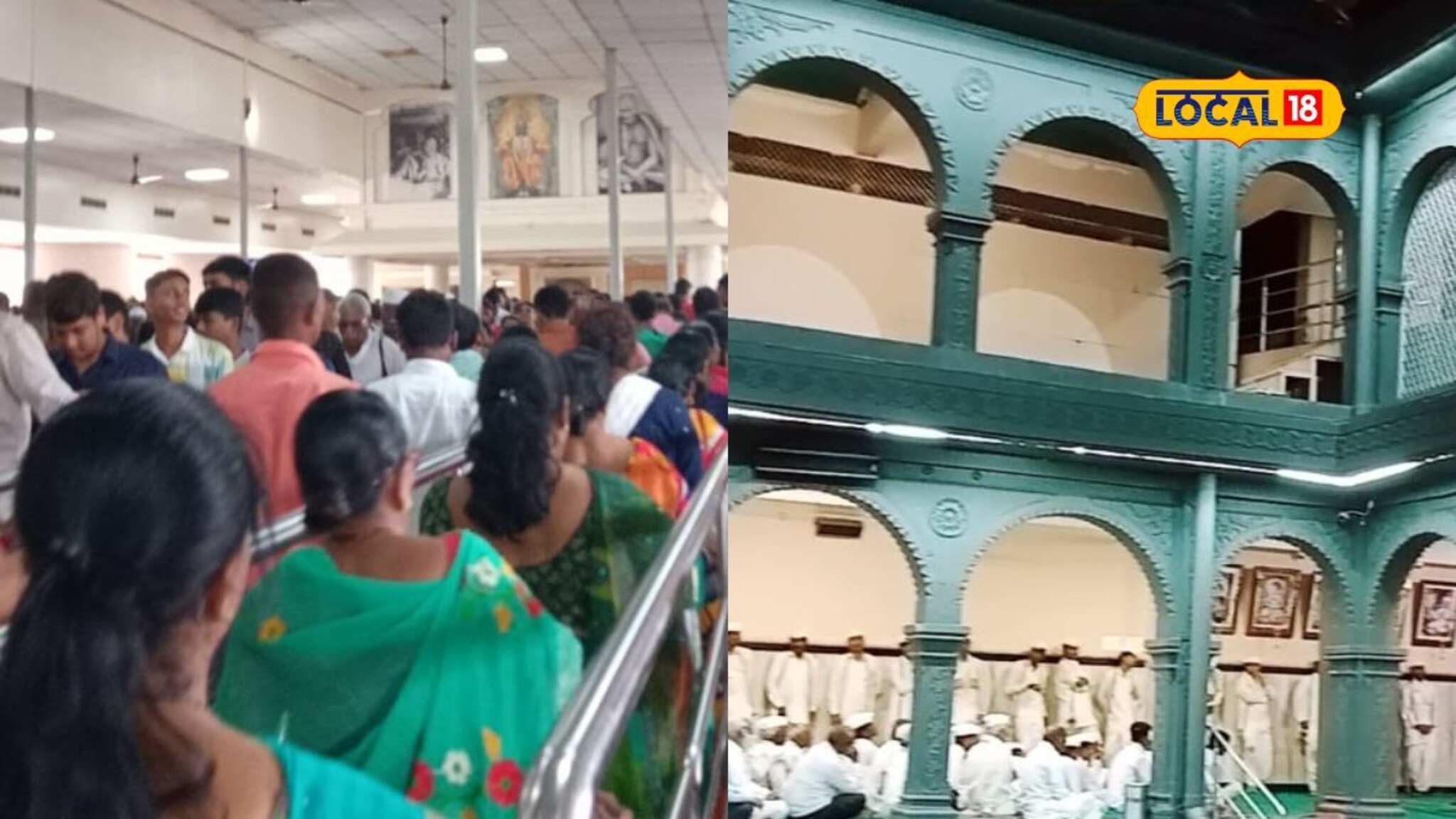 अधिकमासात दर्शनासाठी भाविकांची शेगावच्या गजानन महाराज मंदिरात प्रचंड गर्दी, पाहा PHOTOS