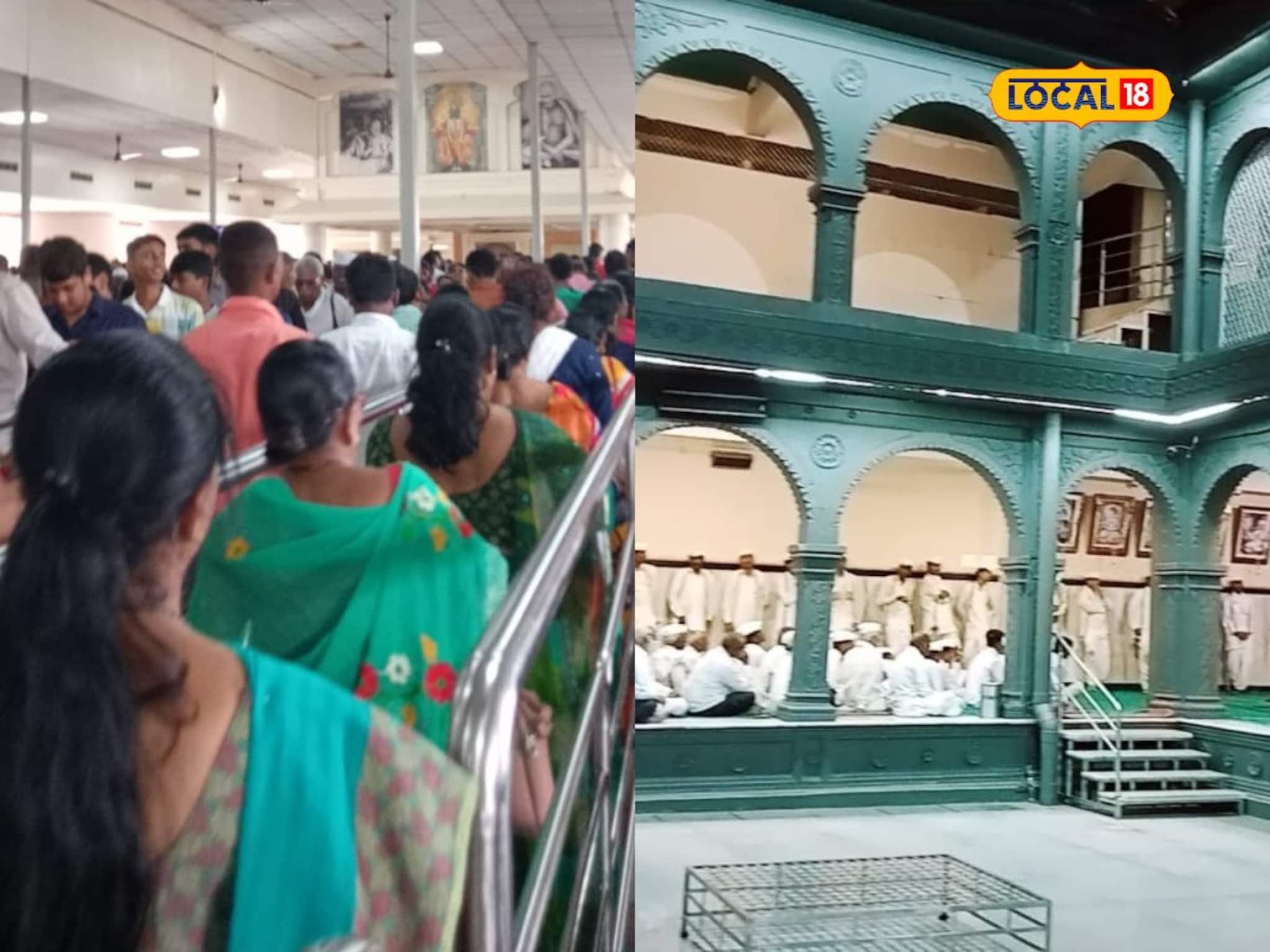 अधिकमासात दर्शनासाठी भाविकांची शेगावच्या गजानन महाराज मंदिरात प्रचंड गर्दी, पाहा PHOTOS