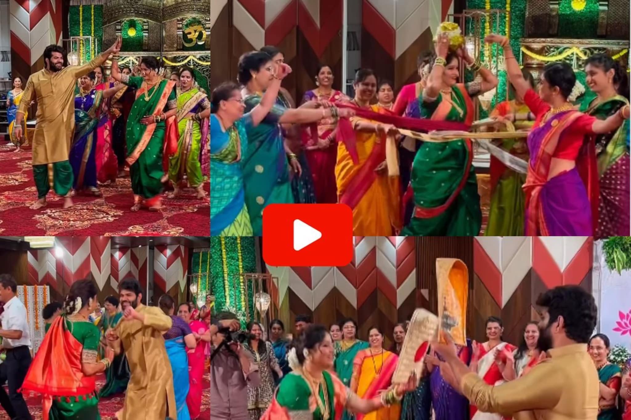 राणा दा हाती घेतलं लाटणं अन् सुपली; बायकोच्या मंगळागौरीत भाव खाऊन गेला हार्दीक