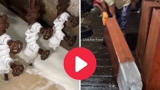 बर्फ आवडीनं खात असाल तर हा VIDEO बघाच