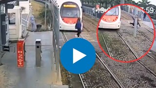 मेट्रोची तरुणीला धडक मेट्रोची तरुणीला धडक