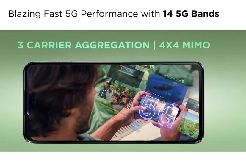 सेल्फीसाठी फोनच्या पुढील बाजूस 16MP कॅमेरा आहे. फोनची बॅटरी 6,000mAh आहे आणि 33W फास्ट चार्जिंग सपोर्ट देखील आहे. येथे फिंगरप्रिंट सेन्सर  साइड माउंटेड आहे.