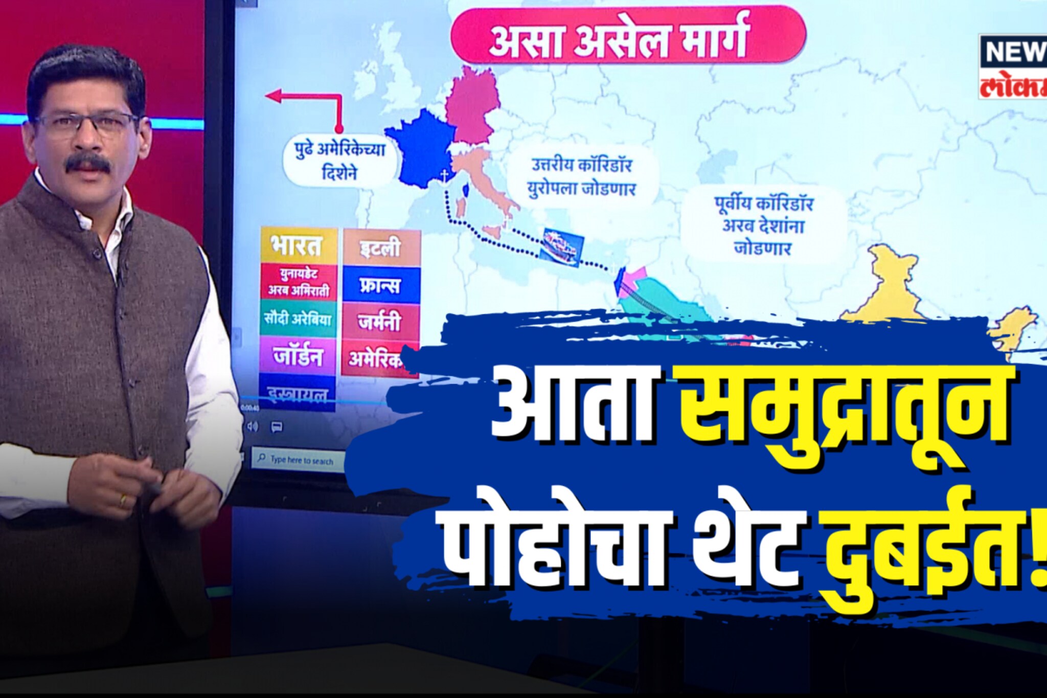 दुबई, अमेरिकेतही जाणं शक्य! असा असेल सागरी मार्ग...