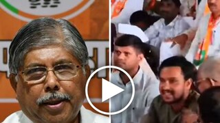 चंद्रकांत पाटील यांच्या कार्यक्रमात गोंधळ