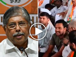 चंद्रकांत पाटील यांच्या कार्यक्रमात गोंधळ