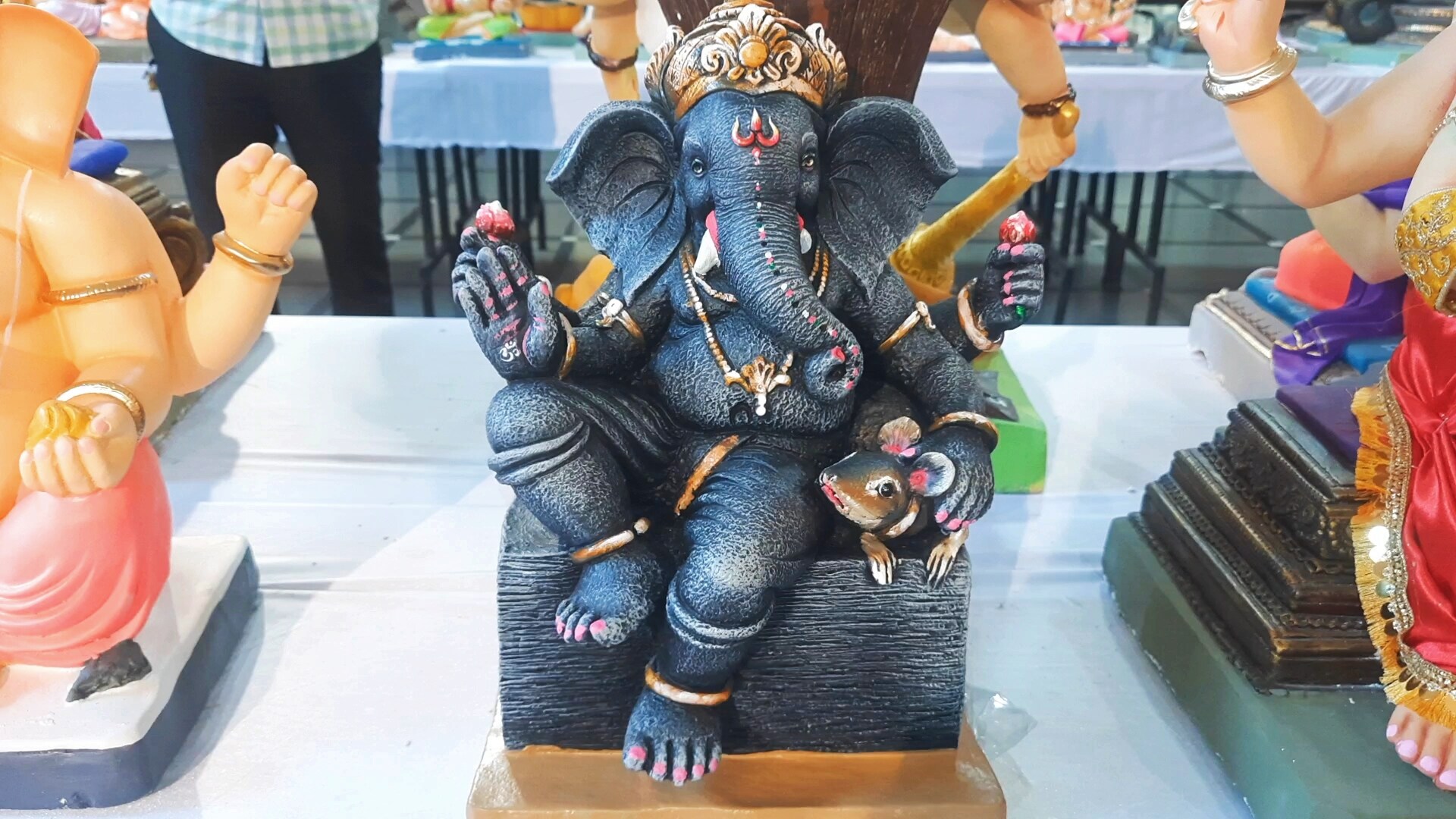 Balganesh sitting on a Rankala Lake, Swami Samarth, Saibaba, etc. Check