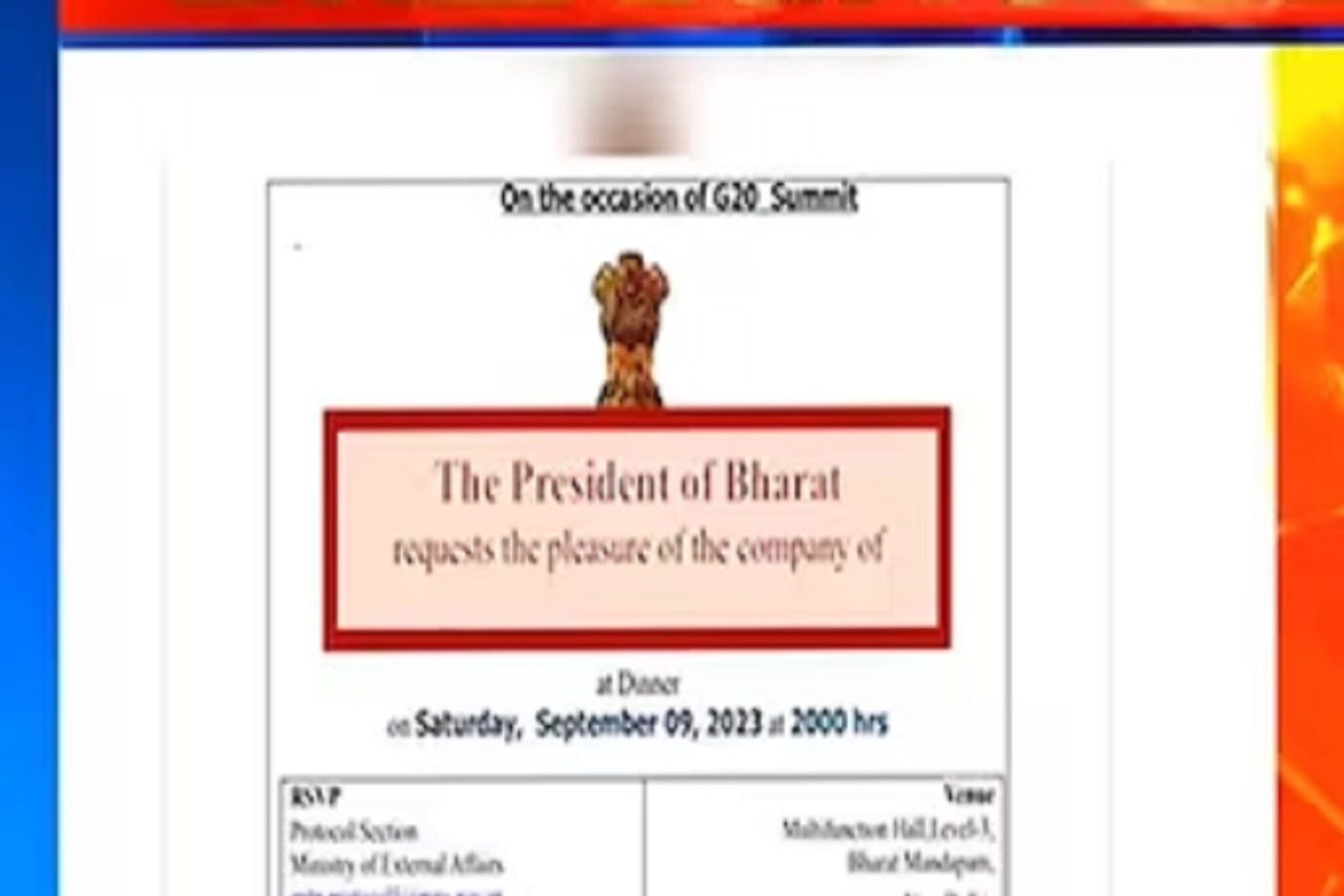 G20च्या निमंत्रण पत्रिकेवर इंडिया ऐवजी भारत, हे संविधानाविरुद्ध; काँग्रेसचा आरोप