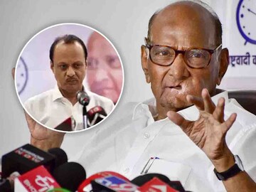 (शरद पवार यांची अकोल्यात पत्रकार परिषद)