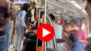 तरुणीने व्यक्तीच्या कानाखाली मारली तरुणीने व्यक्तीच्या कानाखाली मारली