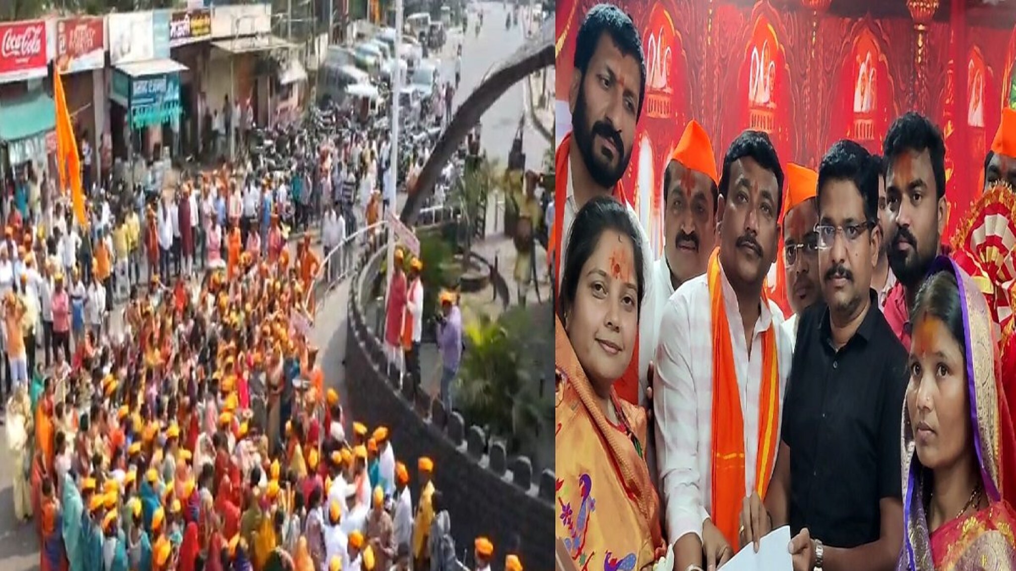 Manoj Jarange Patil : मनोज जरांगे पाटलांपाठोपाठ त्यांच्या पत्नीचीही आरक्षण लढ्यात एंट्री, तुळजापूरमध्ये सगळेच भारावले!