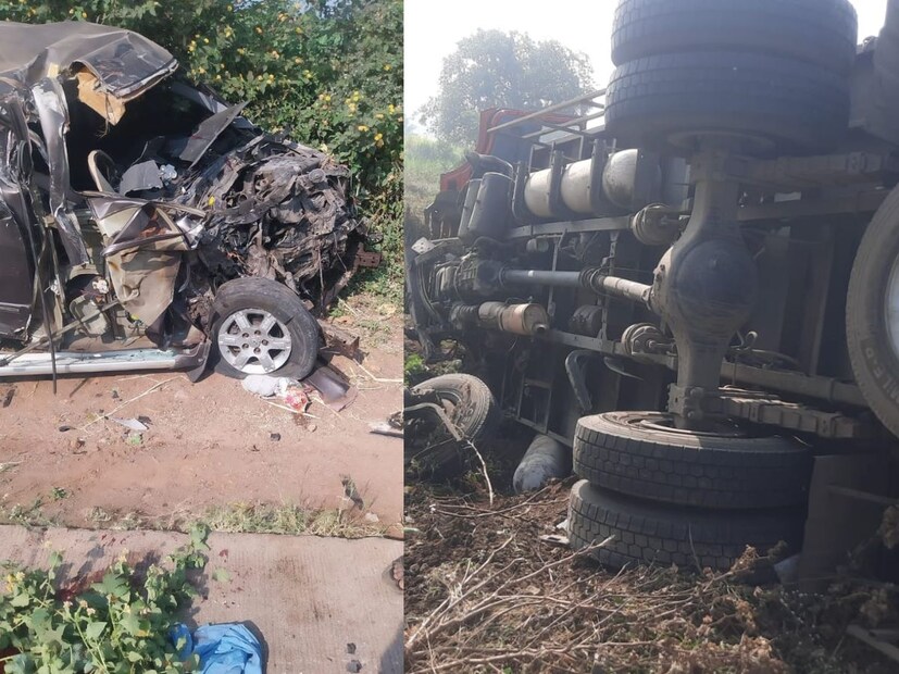 या अपघातामधील जखमींना स्थानिकांच्या मदतीनं तातडीनं उपचारासाठी अहमदनगर येथील शासकीय रुग्णालयात दाखल करण्यात आलं आहे. हे सर्व जण कल्याण येथील रहिवासी असल्याची माहिती समोर आली आहे. 