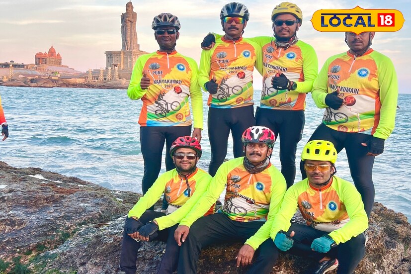 सातव्या दिवशी समुद्रकिनारा अनुभव घेत आलप्पी येथे 150 किलोमीटर अंतर कापले. त्यानंतर थिरूअनंतपुरम येथे स्वामी पद्मनाभ दर्शन घेऊन कन्याकुमारी येथे स्वामी विवेकानंद स्मारक या ठिकाणी शेवटचा टप्पा पार केला.