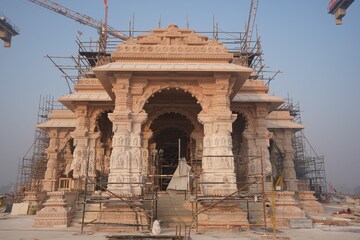 Exclusive :  राम मंदिराचे आजपर्यंत कधी न पाहिलेले फोटो, बांधकाम कुठपर्यंत आलं...