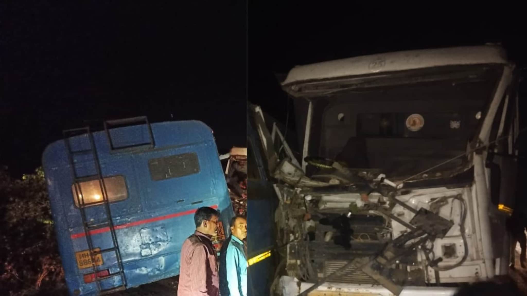 Accident News : हिंगोलीमध्ये प्रवाशांनी भरलेल्या एसटीचा भीषण अपघात; बस आणि टिप्परची समोरासमोर धडक
