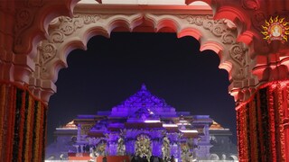 रामलल्ला प्राणप्रतिष्ठा सोहळ्यापूर्वी मंदिराच्या आतील Exclusive PHOTO