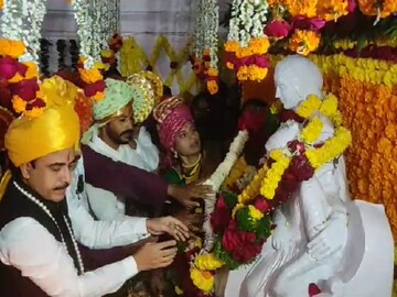 जिजाऊ जयंतीनिमित्त सिंदखेडराजा इथं विविध कार्यक्रम, वंशजांकडून पहाटे पूजा