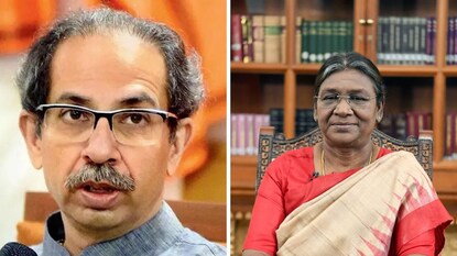 'राष्ट्रपतींना आमंत्रण द्यायला तुम्ही काळाराम मंदिराचे ट्रस्टी का?', शिवसेनेचा ठाकरेंवर घणाघात 'राष्ट्रपतींना आमंत्रण द्यायला तुम्ही काळाराम मंदिराचे ट्रस्टी का?', शिवसेनेचा ठाकरेंवर घणाघात