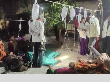 बुलढाण्यात 600 जणांना विषबाधा  बुलढाण्यात 600 जणांना विषबाधा