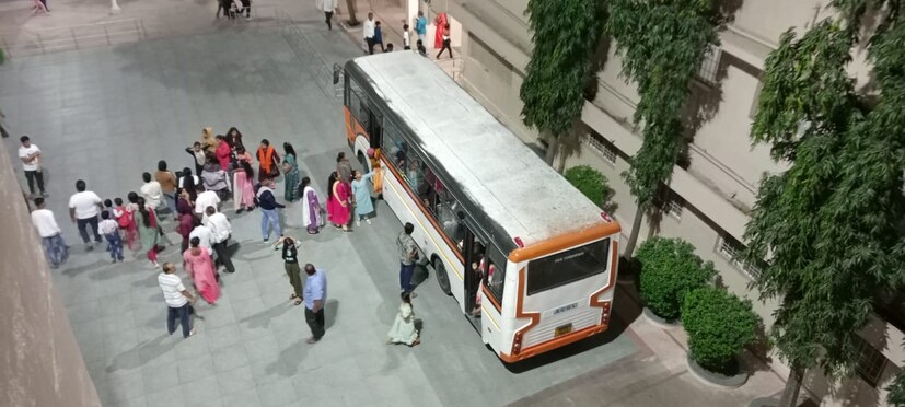 आपल्याला कमी वेळेत खोली हवी असल्यास मंदिरापासून काही अंतरावर असलेल्या 'विसावा' येथेही व्यवस्था करण्यात आली आहे. (त्याठिकाणी जाण्यासाठी भक्त निवासासमोरच संस्थानच्या निःशुल्क बसेस सतत उपलब्ध असतात)