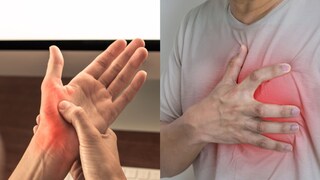 हार्ट अटॅक येण्यापूर्वी हातांवर दिसतात 3 लक्षणं