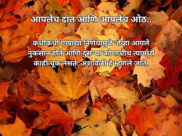 मराठी भाषेचं सौंदर्य वाढवणाऱ्या दर्जेदार 'मराठी म्हणी'