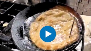 वर्षभराच्या तेलात विक्रेत्यानं बनवला पराठा