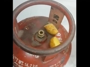 किचन जुगाड (फोटो - सोशल मीडिया व्हिडीओ ग्रॅब)
