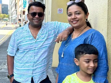 प्रसाद खांडेकरच्या बायको अन् लेकाची पहिली परदेशवारी; या देशात करतायत मजा मस्ती