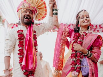 PHOTOS : शुभमंगल सावधान! रिअल लाईफ प्राजूसोबत अखेर लग्नबंधनात अडकला प्रथमेश परब