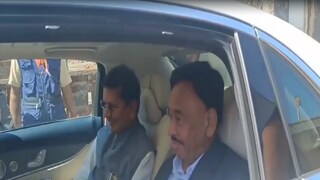 राणे-केसरकरांचा एकत्र प्रवास राणे-केसरकरांचा एकत्र प्रवास