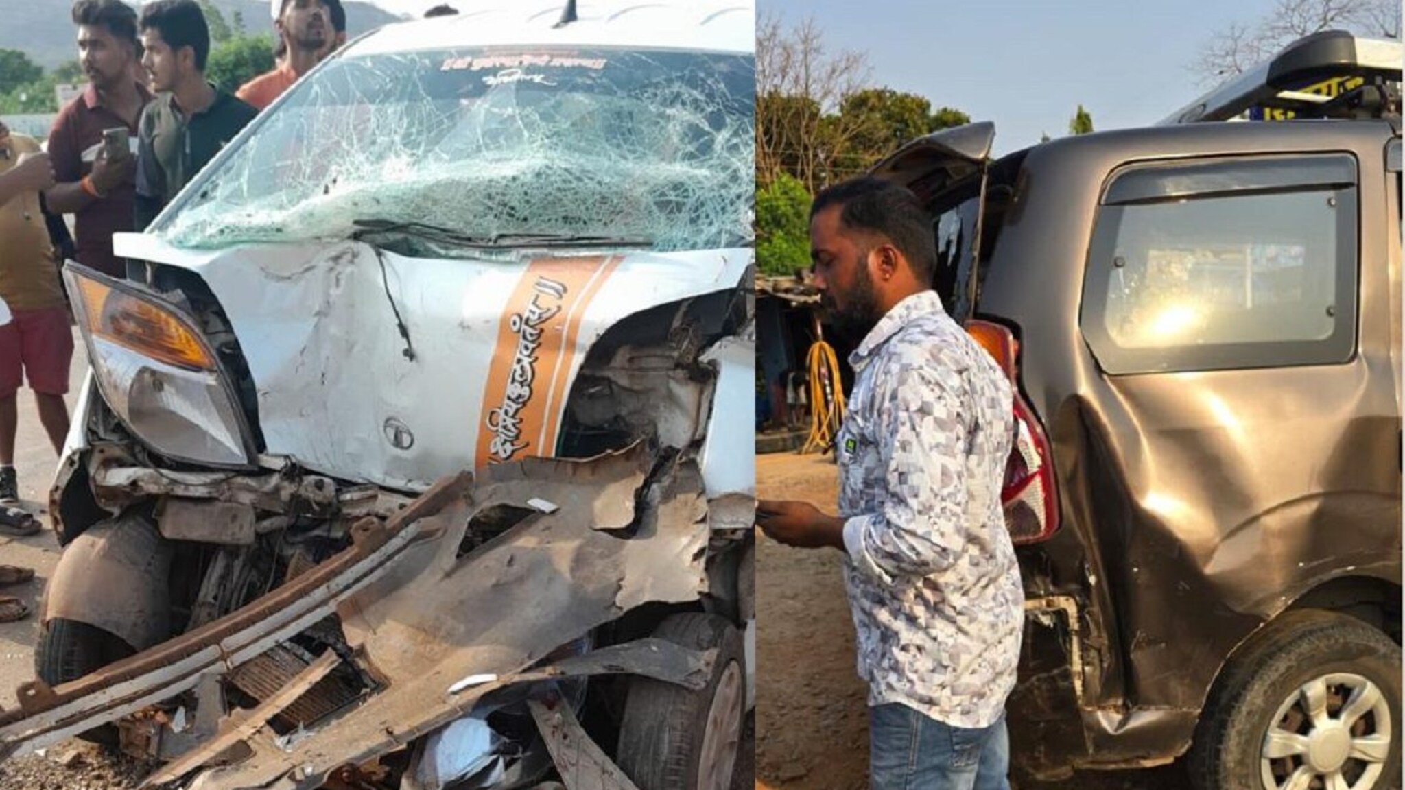 Accident : मुंबई गोवा महामार्गावर भीषण अपघात; नॅनो कारची झायलोला धडक, 9 जण गंभीर जखमी