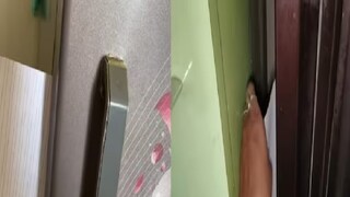 फ्रिजमध्ये पेपर अडकवताच कमाल झाली (फोटो - युट्युब व्हिडीओ ग्रॅब)