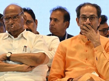 महाविकासआघाडीत मिठाचा खडा? ठाकरेंनी घोषित केलेल्या जागेवर पवारांचा नेता 'तुतारी'चा फॉर्म भरणार! महाविकासआघाडीत मिठाचा खडा? ठाकरेंनी घोषित केलेल्या जागेवर पवारांचा नेता 'तुतारी'चा फॉर्म भरणार!