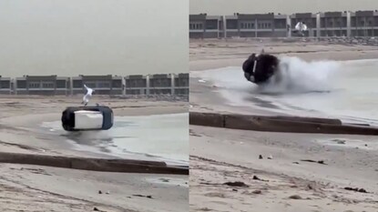 भीषण अपघाताचा व्हिडिओ 