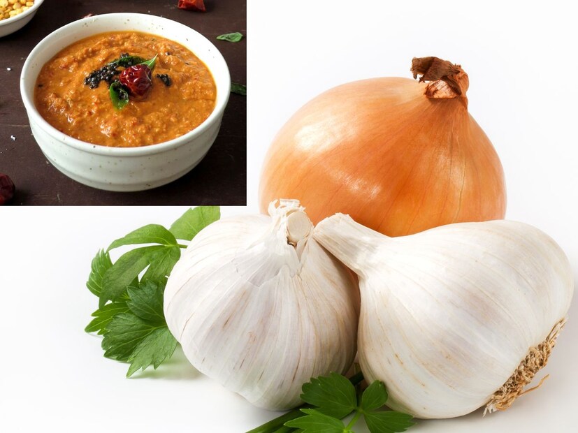 कांदा आणि लसूण चटणी : लसूण एक शक्तिशाली नैसर्गिक प्रतिजैविक, अँटी-फंगल आणि अँटी-बॅक्टेरियल औषधी वनस्पती आहे. हे वयानुसार होणारे शारीरिक बदल कमी करण्यास आणि सर्व रोग बरे करण्यास मदत करते.