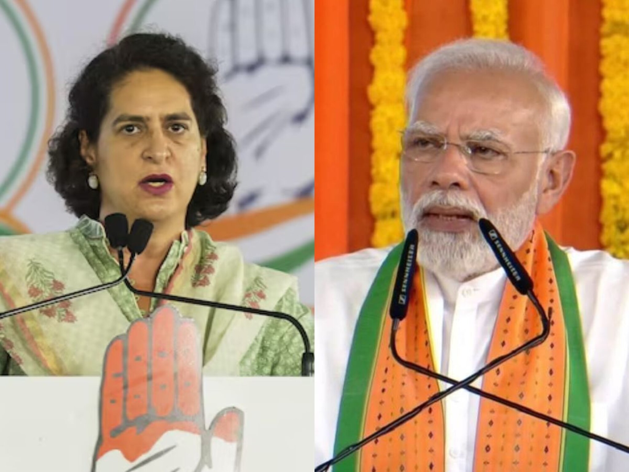 ...मग तुम्ही 10 वर्षात काय केलं? लातूरमधून प्रियांका गांधींचा थेट मोदींना सवाल