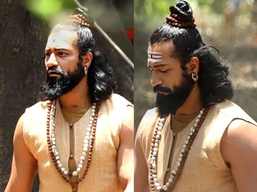 विकीला छत्रपती संभाजी महाराजांच्या भूमिकेत पाहून या चित्रपटाविषयी चाहत्यांची उत्सुकता अधिक वाढली आहे. त्याचे हे फोटो सोशल मीडियावर वेगानं व्हायरल होत आहेत. 