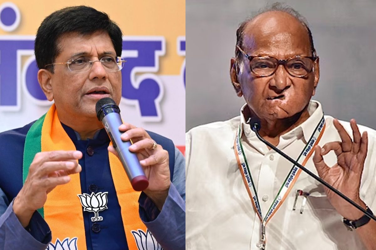 ‘क्योंकि शरद पवार ने हार मान ली है..’ पीयूष गोयल की तीखी आलोचना, सुप्रिया सुले ने कहा.. – News18 मराठी ‘क्योंकि शरद पवार ने हार मान ली है..’ पीयूष गोयल की तीखी आलोचना, सुप्रिया सुले ने कहा.. – News18 मराठी