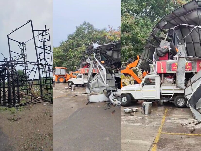 या घटना ताज्या असताना पुण्यात आता आणखी एक होर्डिंग कोसळ्याची घटना घडली आहे. 