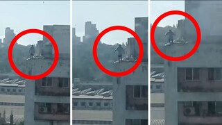 गच्चीच्या कडेवर उभा राहिला, 15व्या मजल्यावरून मारली उडी; मुंबईतल्या घटनेने खळबळ